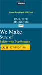 Mobile Screenshot of garagedooropenermillcreek.com